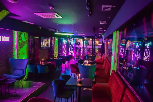 Cyberpunk Lounge Bar