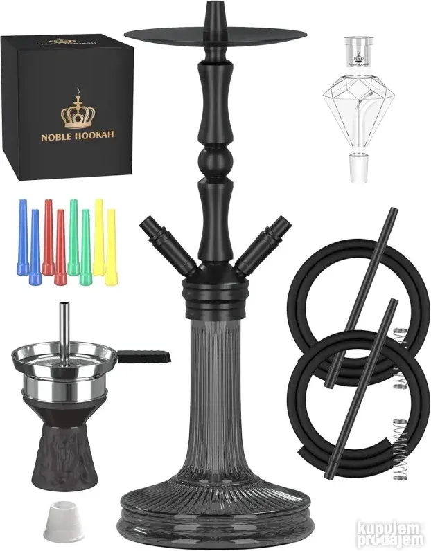 Noble Hookah nargila sa dva creva — nova